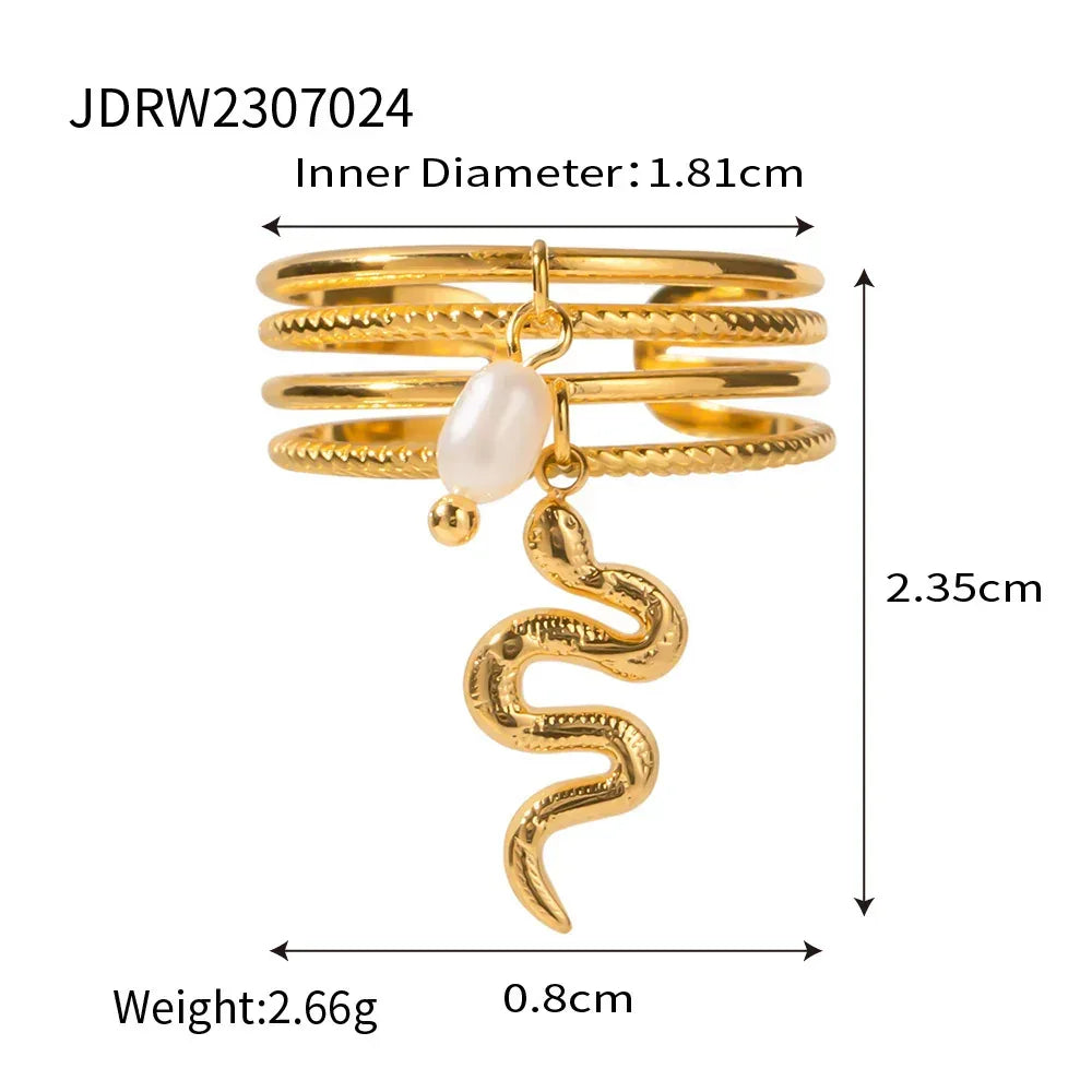 Stainless Steel Pendant Ring - Viexta