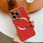 Solid Color Magnetic Lens Protector iPhone case - Viexta