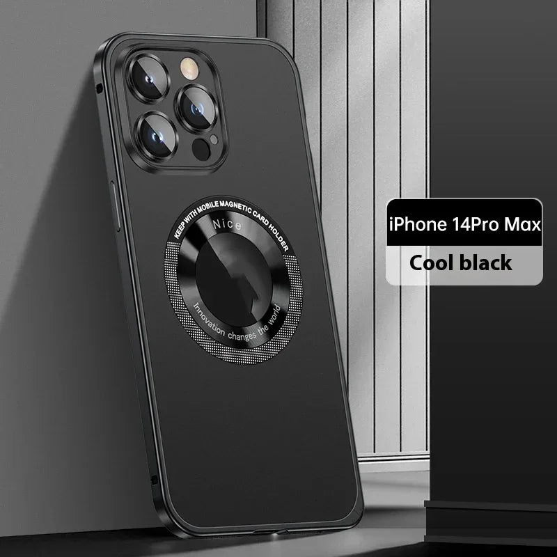 Spring Fastener Metal Frame iPhone Case - Viexta