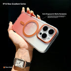 Laser Gradient Magnetic Aurora Frosted iPhone Protective Case