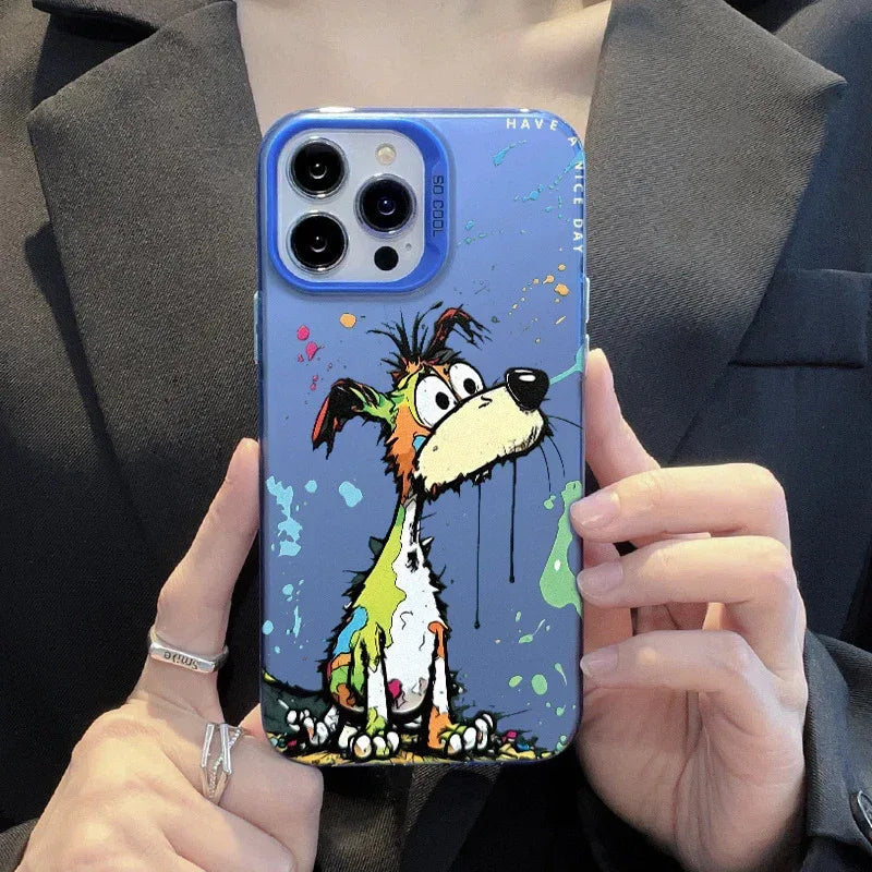 Cartoon Silver iPhone Case - Viexta