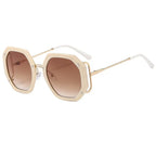 Polygon Large Frame Sunglasses - Viexta