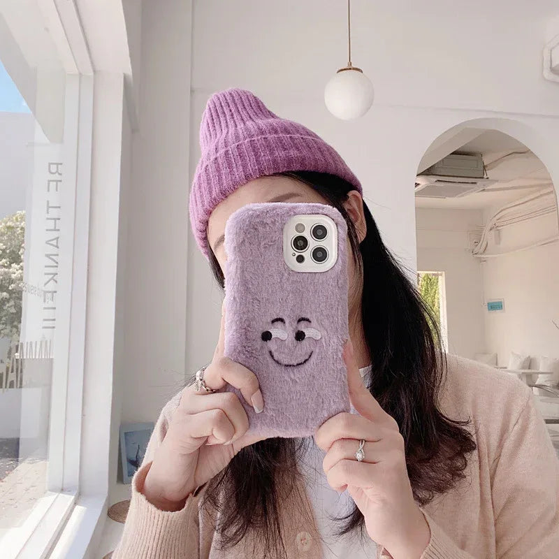 Plush Embroidered iPhone Case - Viexta