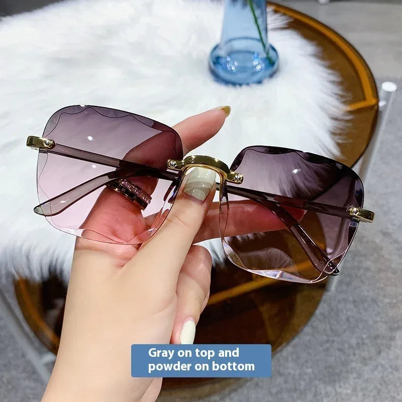 frameless-trimming-internet-famous-sunglasses - Viexta