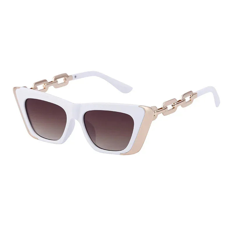 chain-small-frame-sunglasses - Viexta