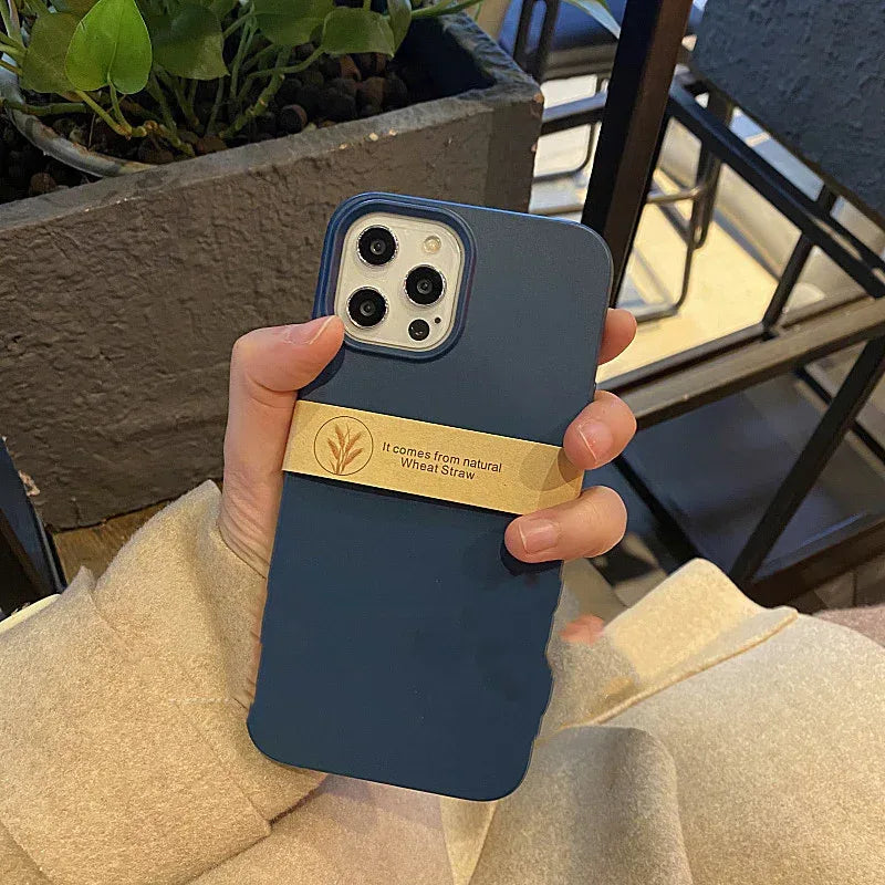 Personalized Yellow Natural Wheat Straw iPhone Case - Viexta