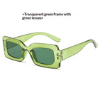 Retro Square Small-Frame Cross-Border Personalized Sunglasses