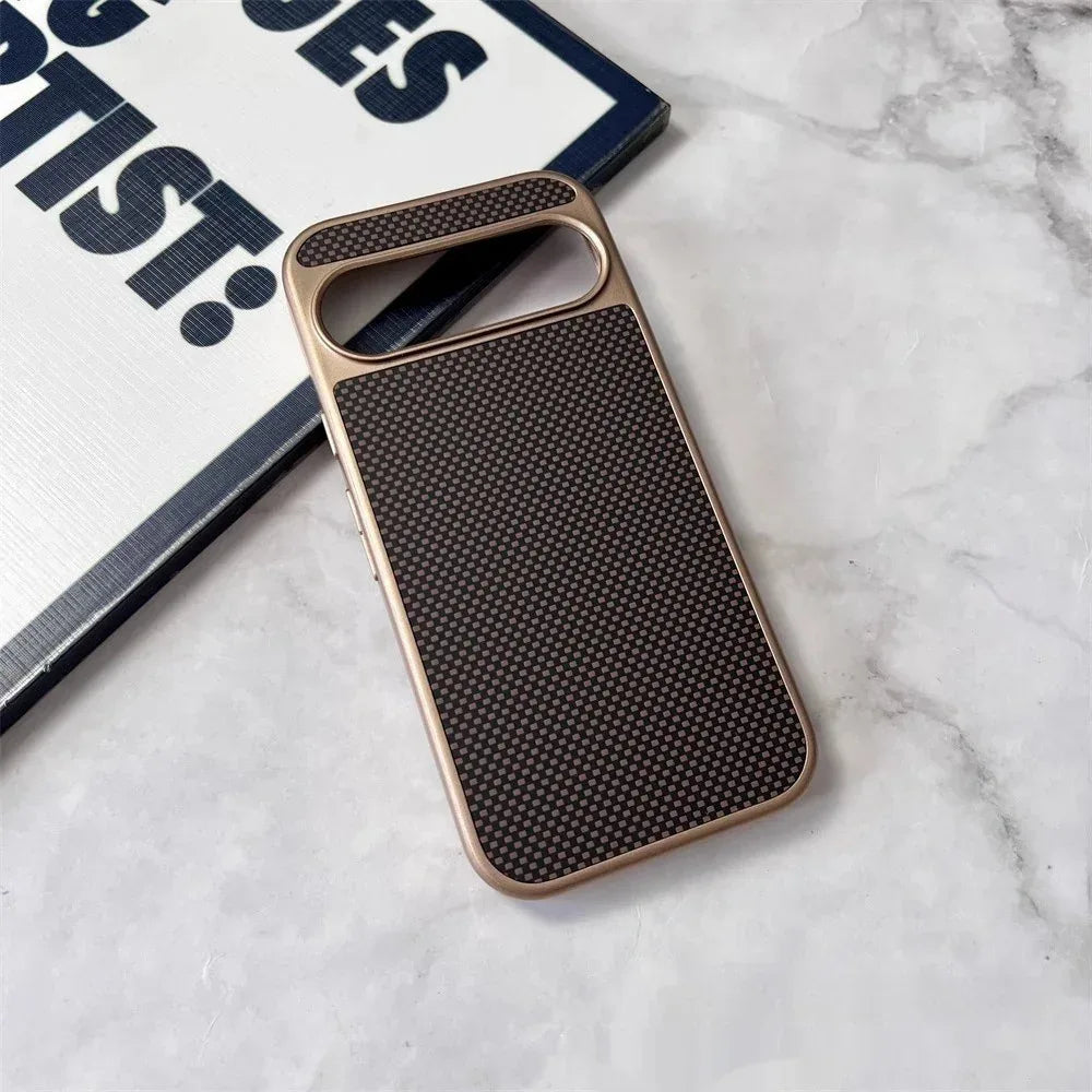 Carbon Fiber Texture Pixel Case - Viexta