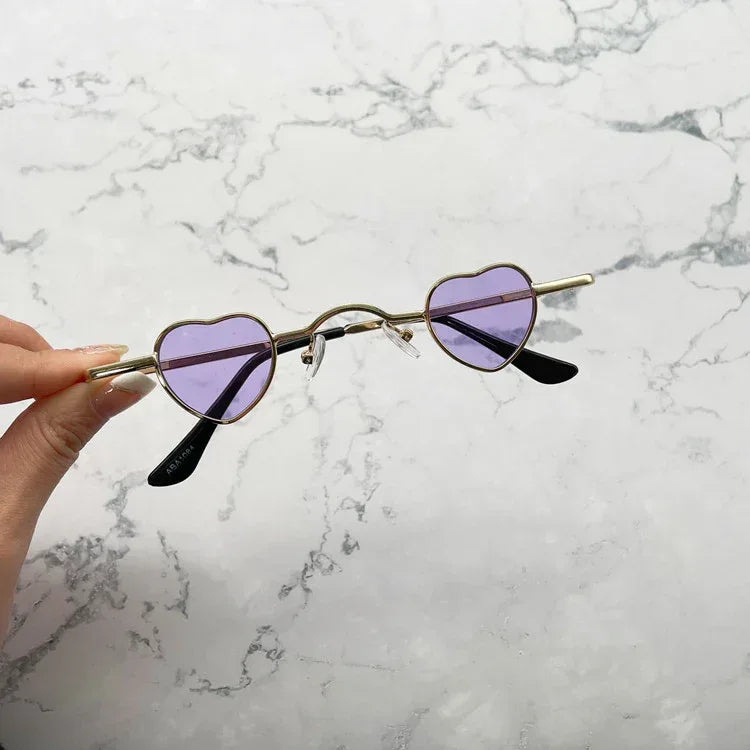 Love Retro Small Frame Eyes Glasses - Viexta