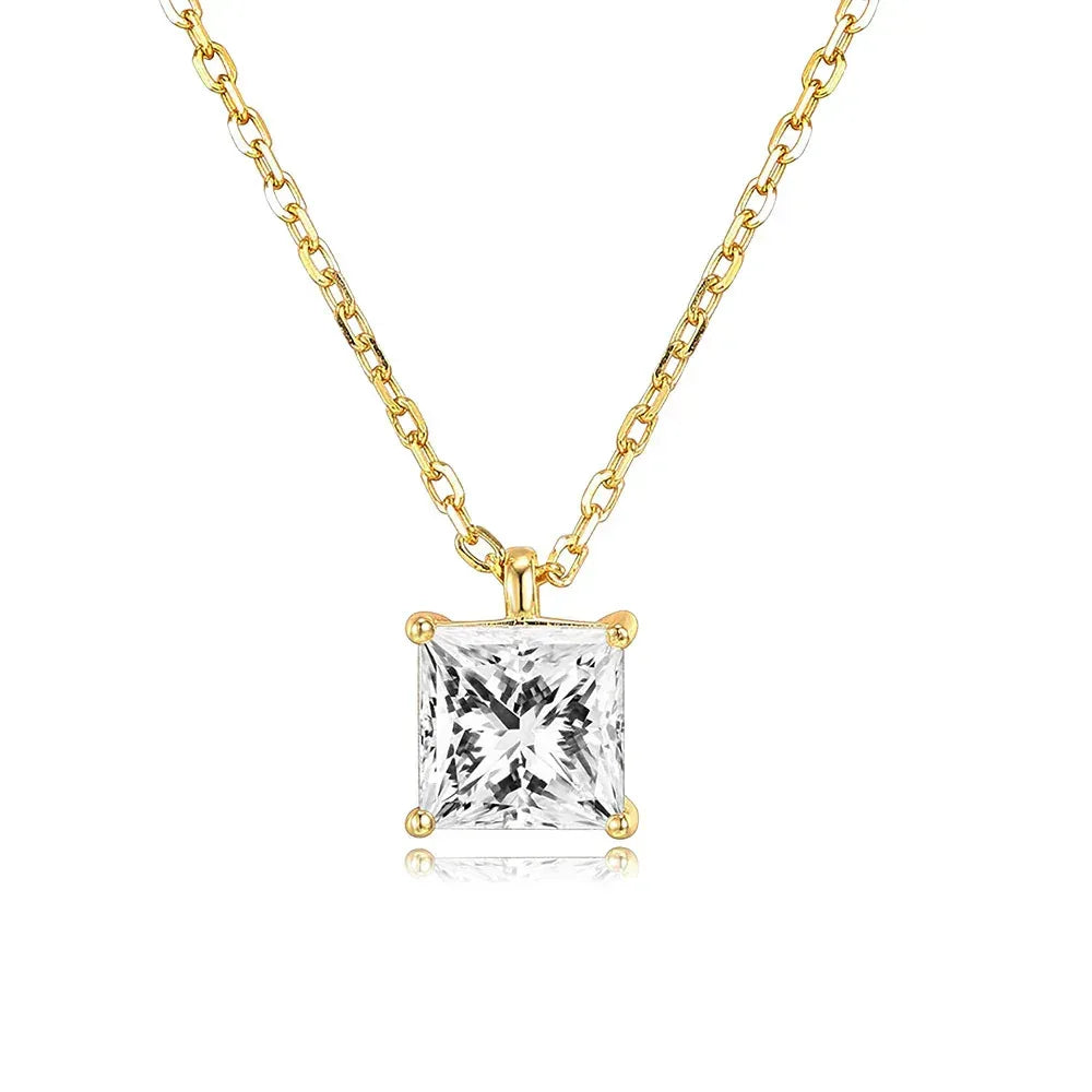 Zircon Micro-inlaid Necklace - Viexta