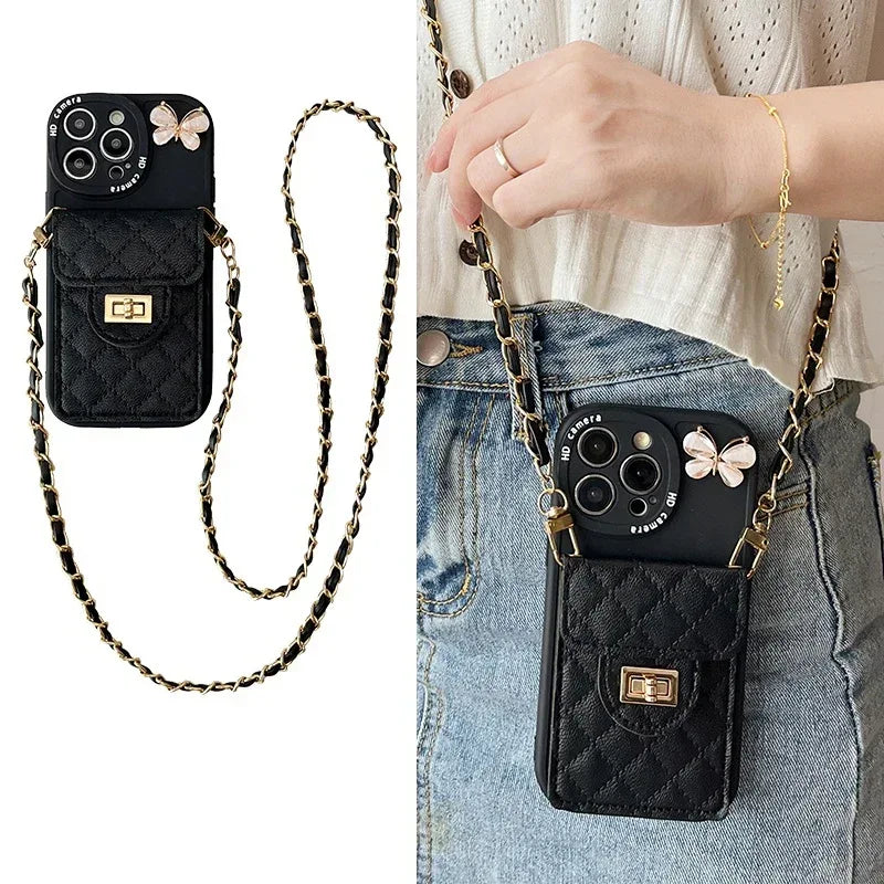 Butterfly Card Silicone iPhone Case - Viexta