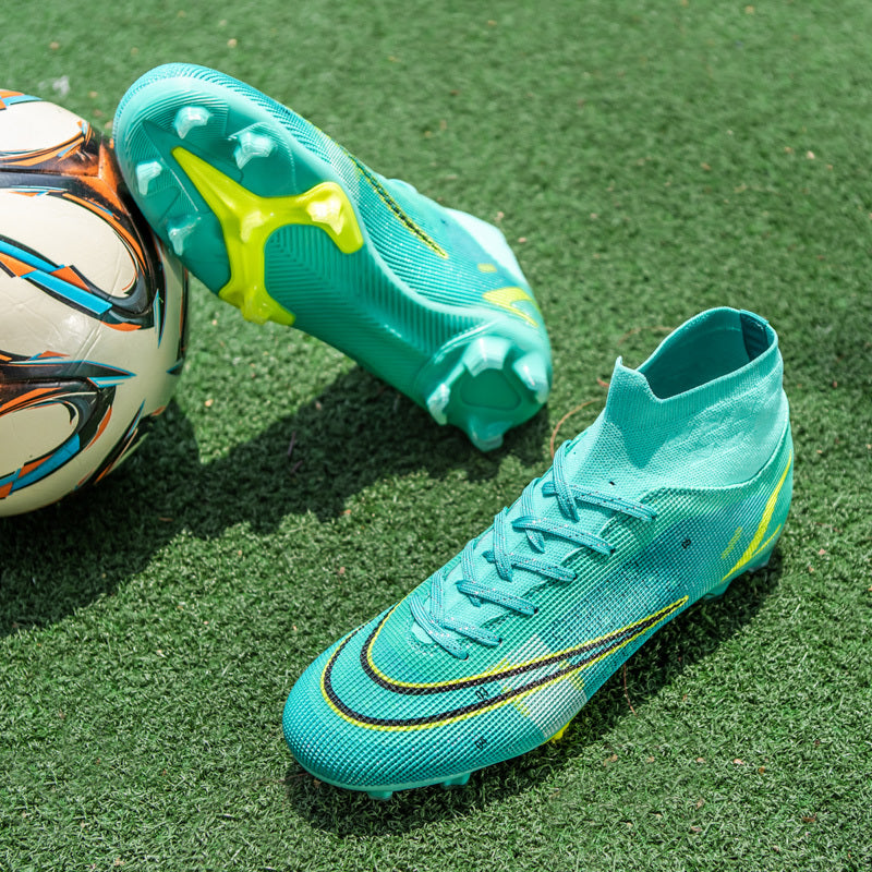 Football Boots Men's High Top AG Spike Sneakers