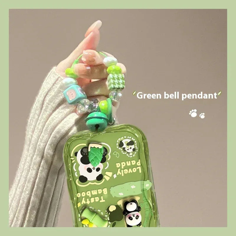 Drop-resistant Cute Panda Doll Pendant iPhone case - Viexta