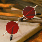 European And American Retro Round Sunglasses - Viexta