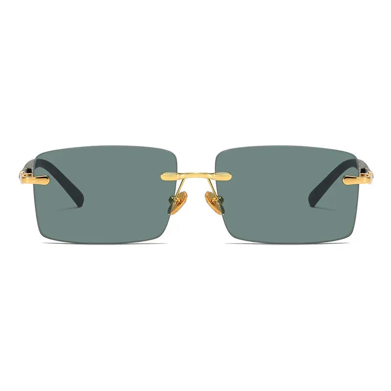 Rimless Crystal Sunglasses For Men And Women - Viexta