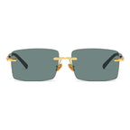 Rimless Crystal Sunglasses For Men And Women - Viexta