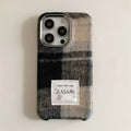 Niche Flannel Plaid iPhone Case - Viexta