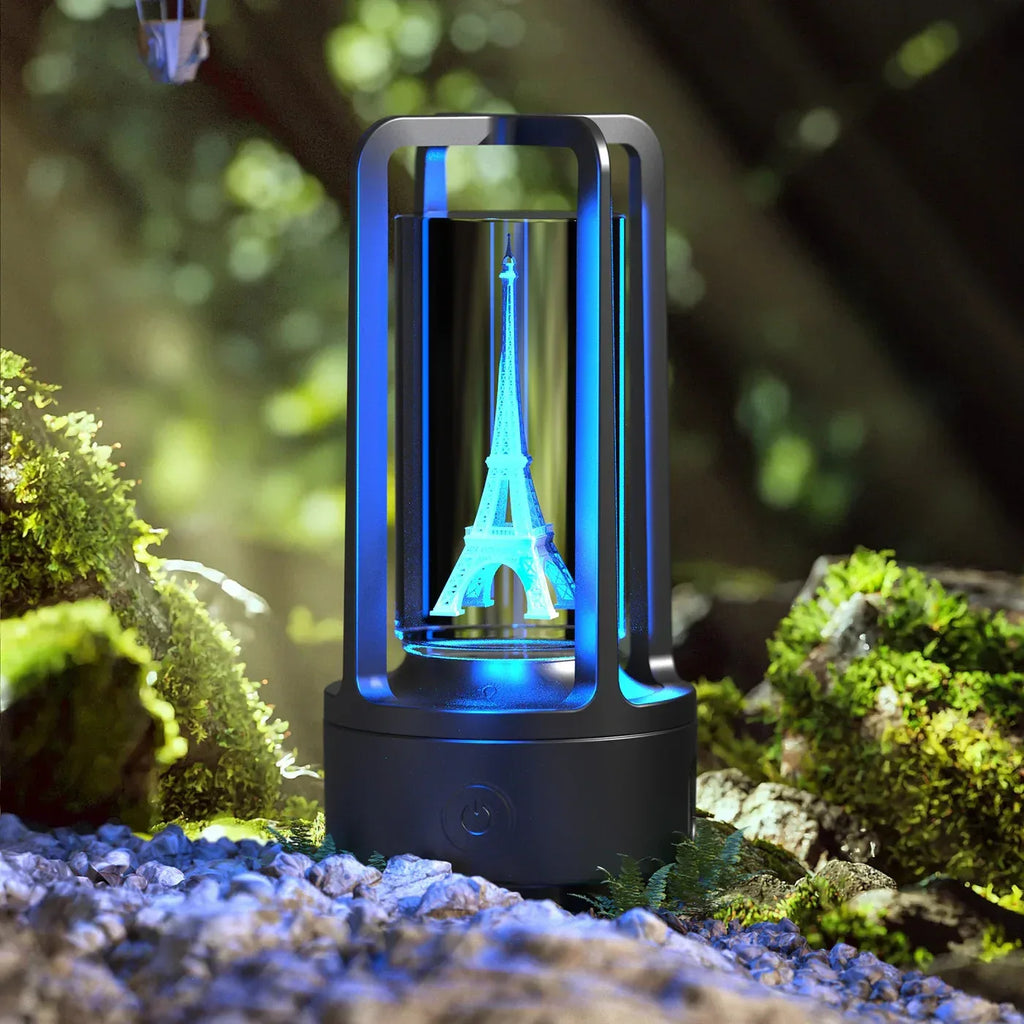 Creative 2 In 1 Audio Acrylic Crystal Lamp - Viexta