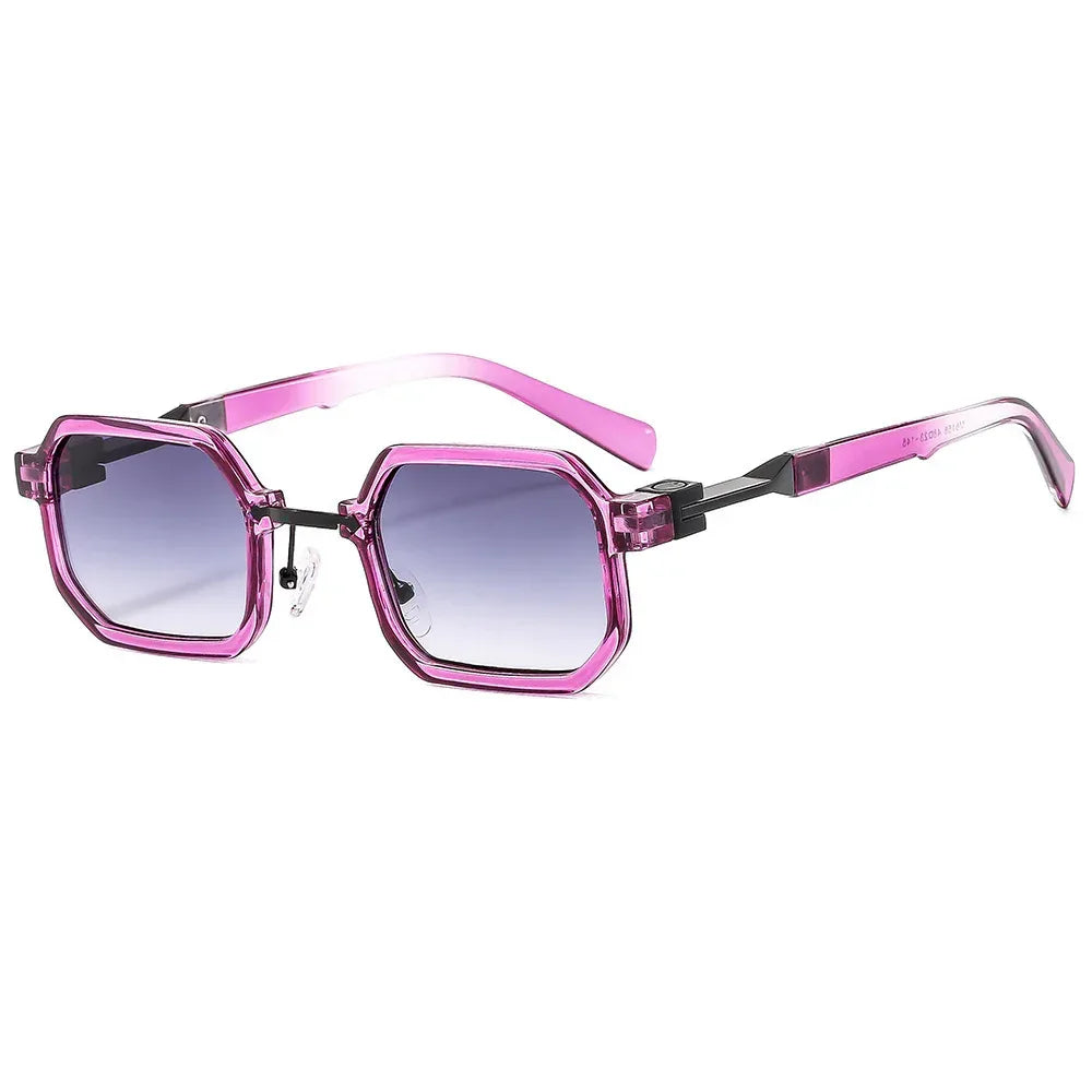 Hip Hop Small Square Box Exquisite Sun Glasses - Viexta