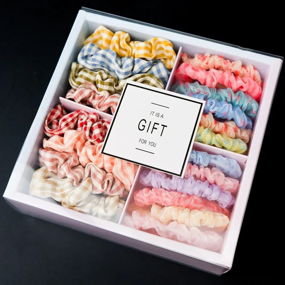 Large Hair Scrunchies Gift Hamper - Viexta