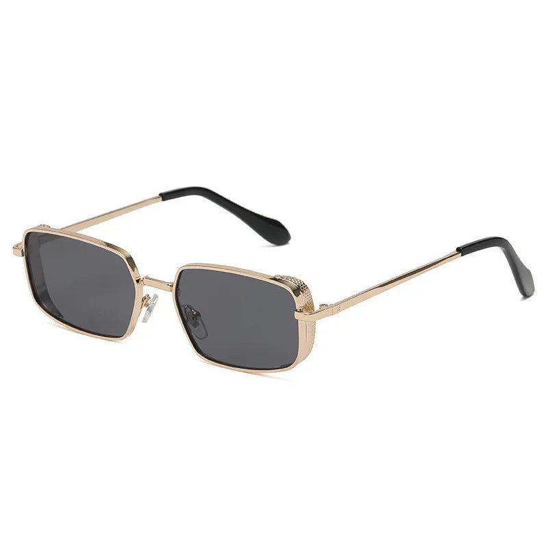 Metal Punk Square Sunglasses - Viexta
