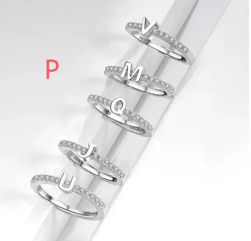 s925-sterling-silver-micro-inlaid-letters-ring - Viexta