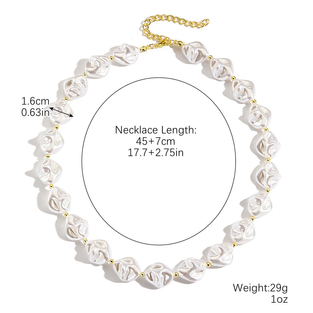 Light Luxury High-grade Long Pearl Chain