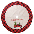 linen-tree-skirt-car-christmas-tree-120cm-christmas-decoration-tree - Viexta