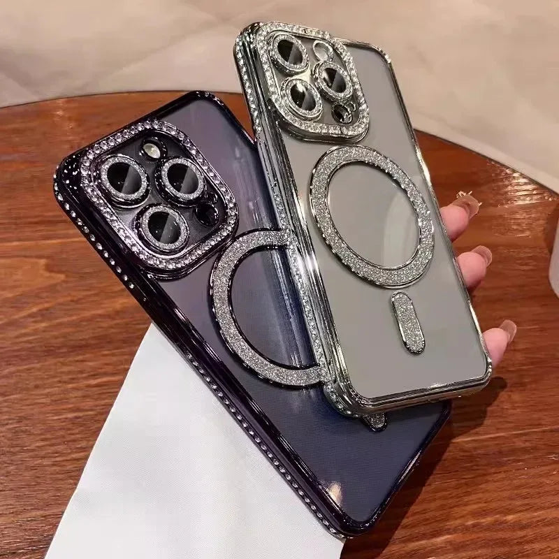 Edge Drill Magnetic Transparent iPhone Case - Viexta