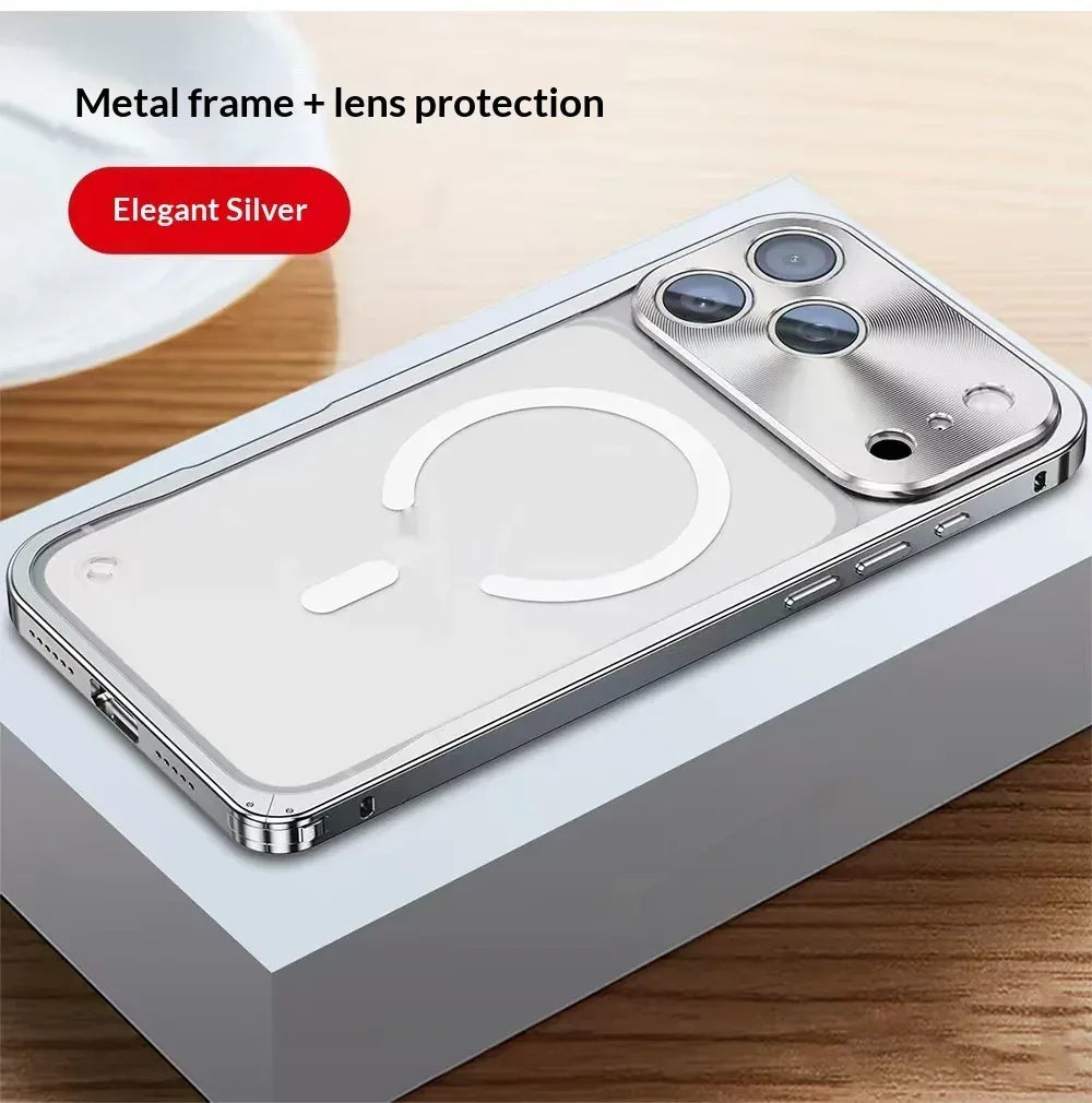 Precision-milled Matte Magnetic iPhone Case With Metal Edge - Viexta