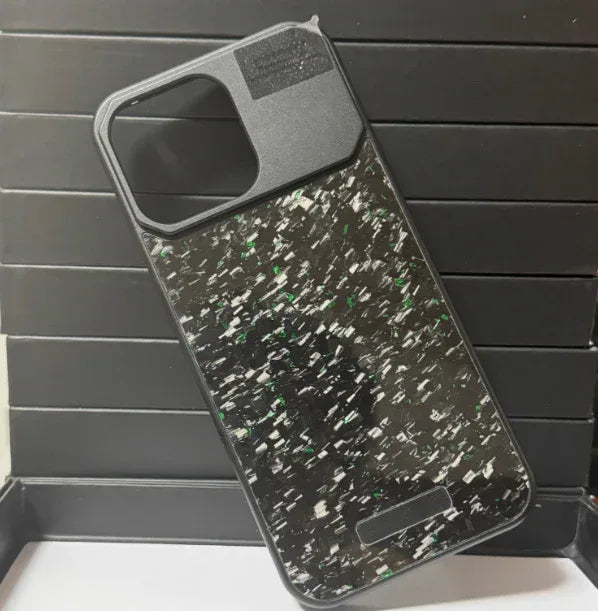 forged-fiber-frameless-metal-aromatherapy-magnetic-iphone-case - Viexta