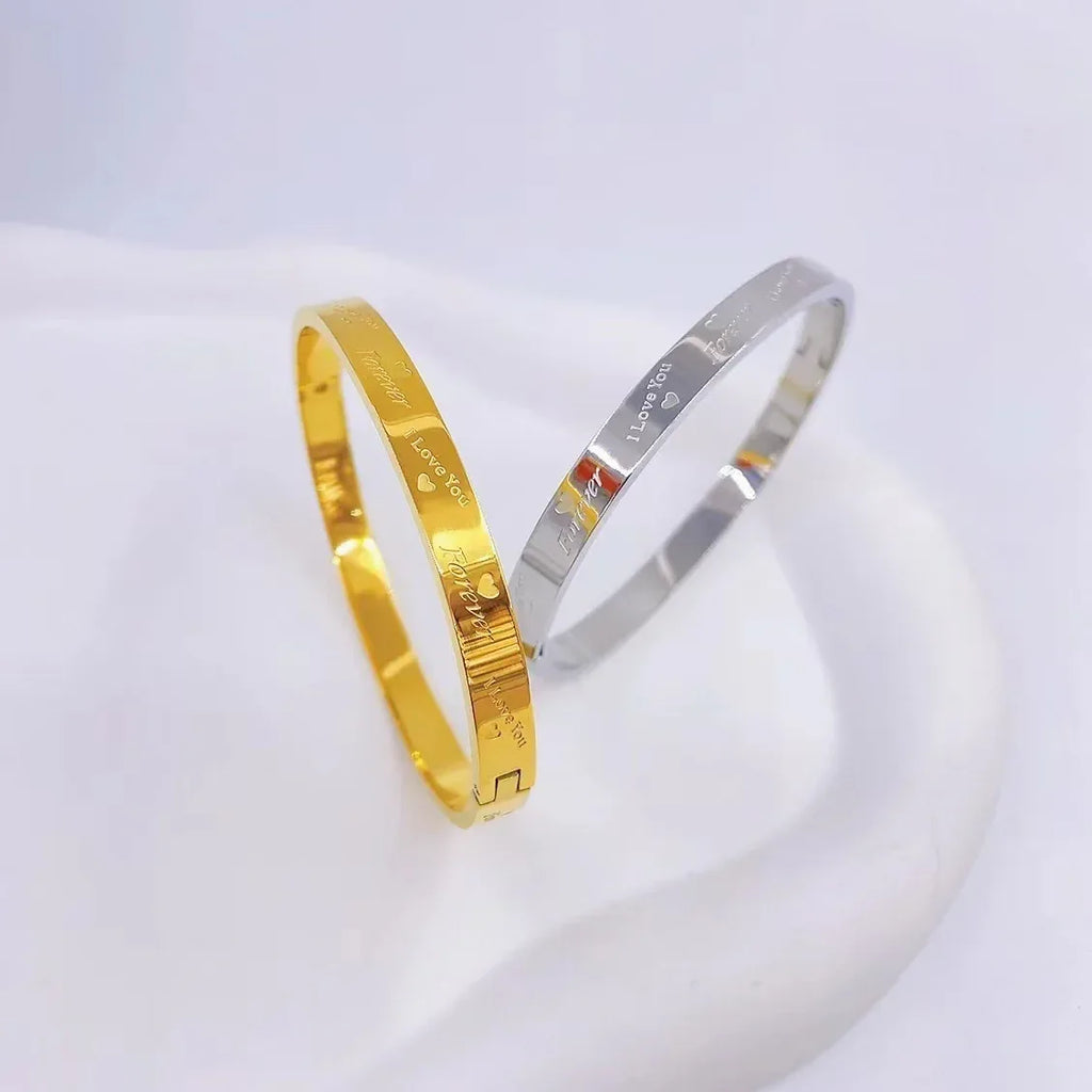 Light Luxury Forever Titanium Steel kada - Viexta