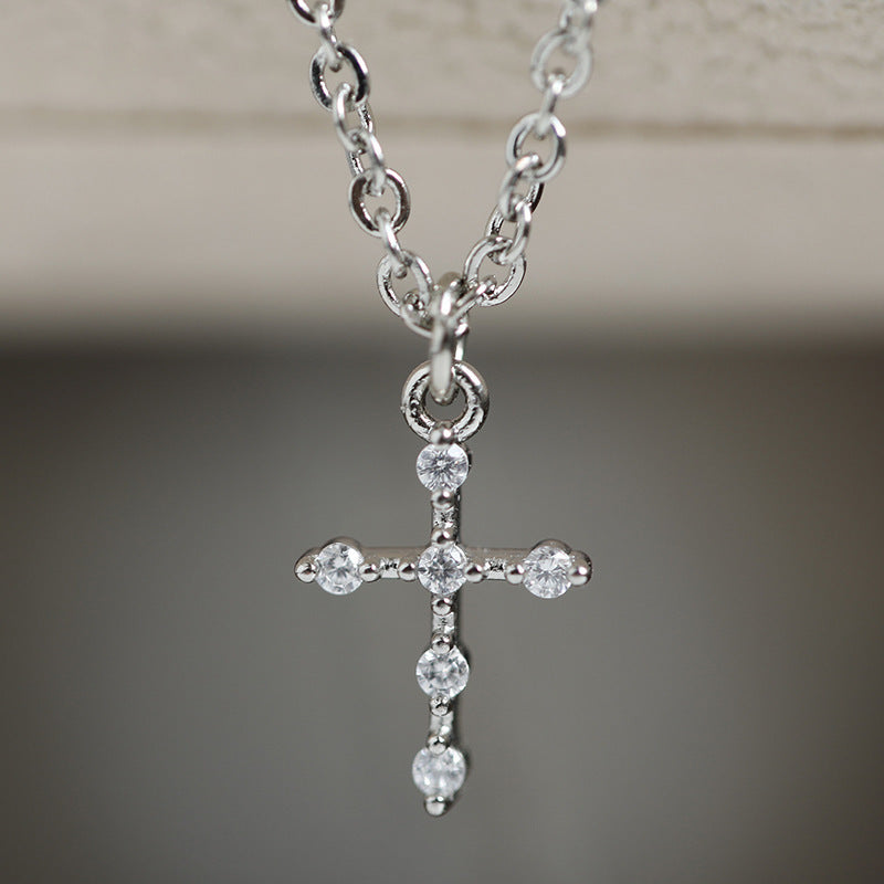 Cross Diamond Necklace