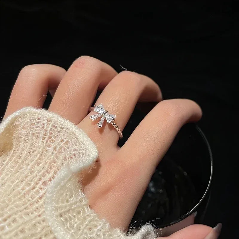 Bowknot Open Ring - Viexta