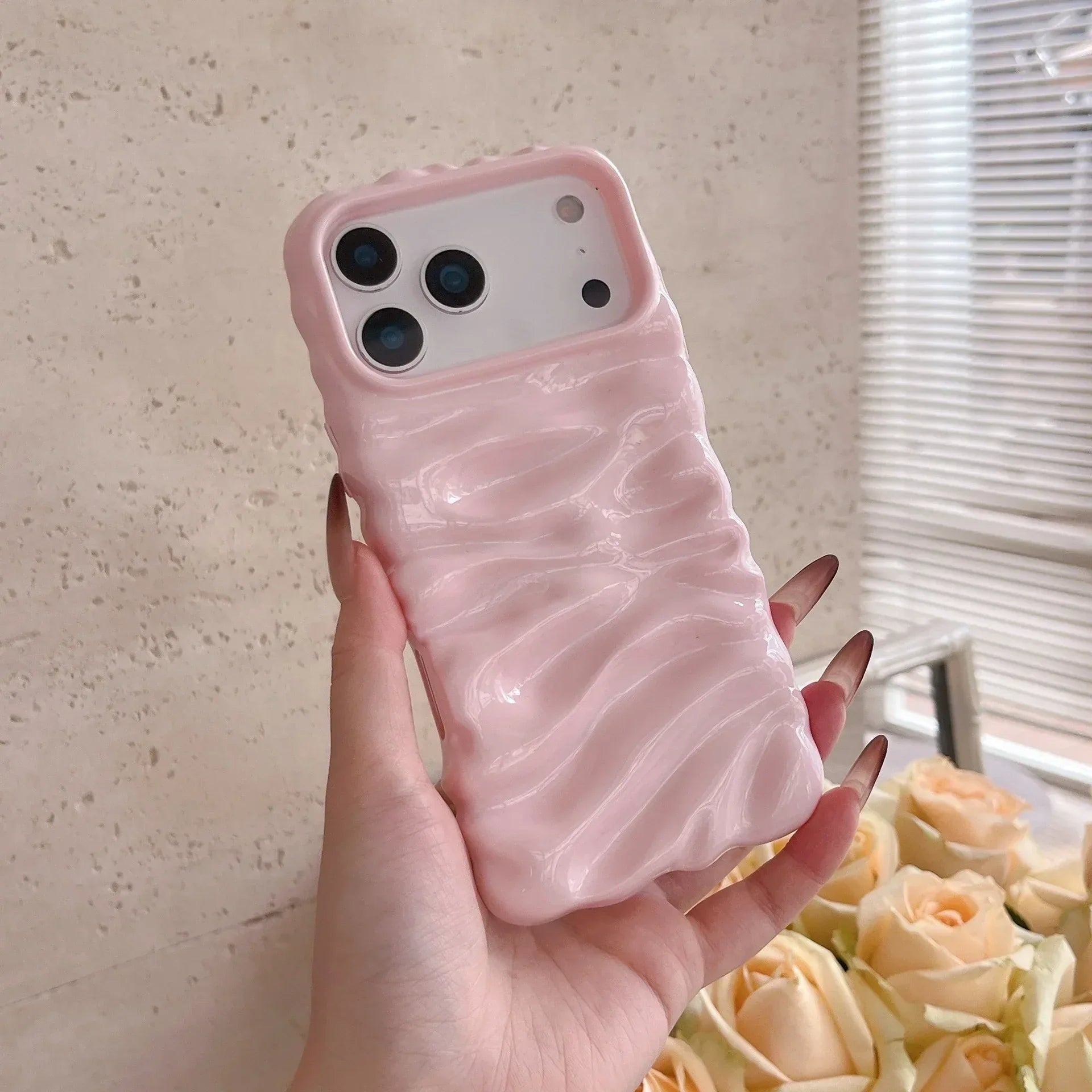 Three-dimensional Pleated iPhone case - Viexta