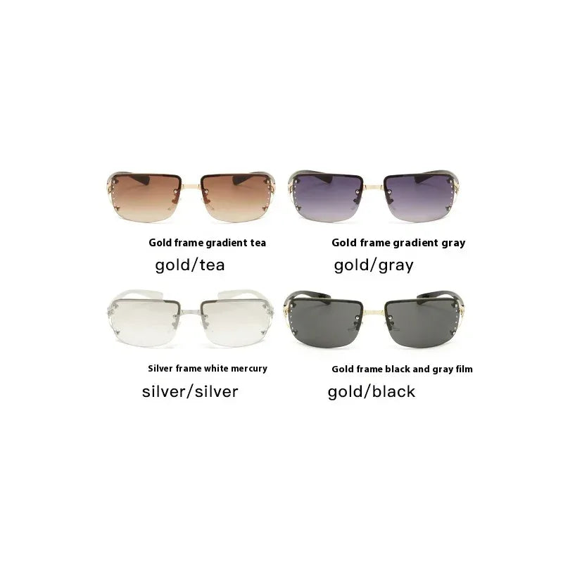 metal-large-uv-proof-frameless-sun-glasses - Viexta