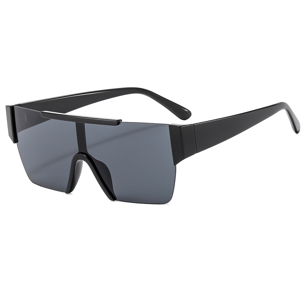 Integrated sunglasses for outdoor cycling, driving, personalized fashion, and trendy sunglasses