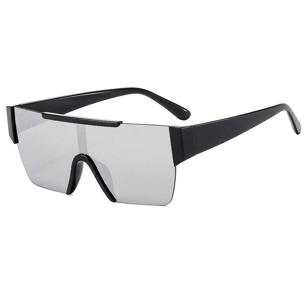 Integrated sunglasses for outdoor cycling, driving, personalized fashion, and trendy sunglasses