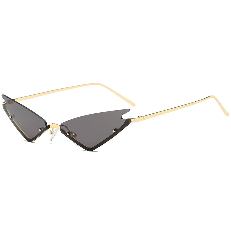 Fashion Cat Eye Sunglasses Women's Fashion Pop-Up Versatile Colorful Sunglasses Street Shot Sunglasses S8037
