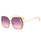 Luxury Oversized Rhinestones Sunglasses