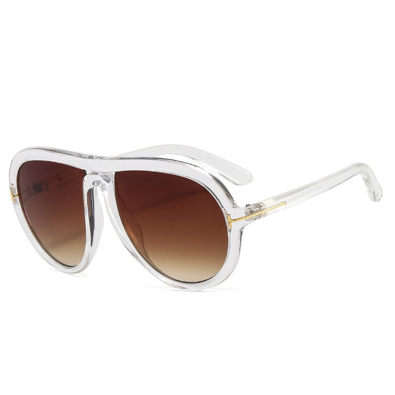 Retro Oversized Pilot Sunglasses