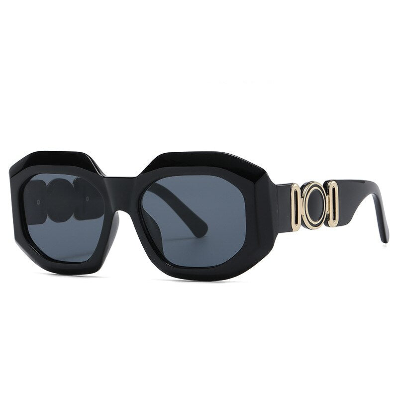 Women Men Square Sunglasses Classic Small Rectangle Sunglasses Women Vintage Brand Designer Square Sun Glasses Shades