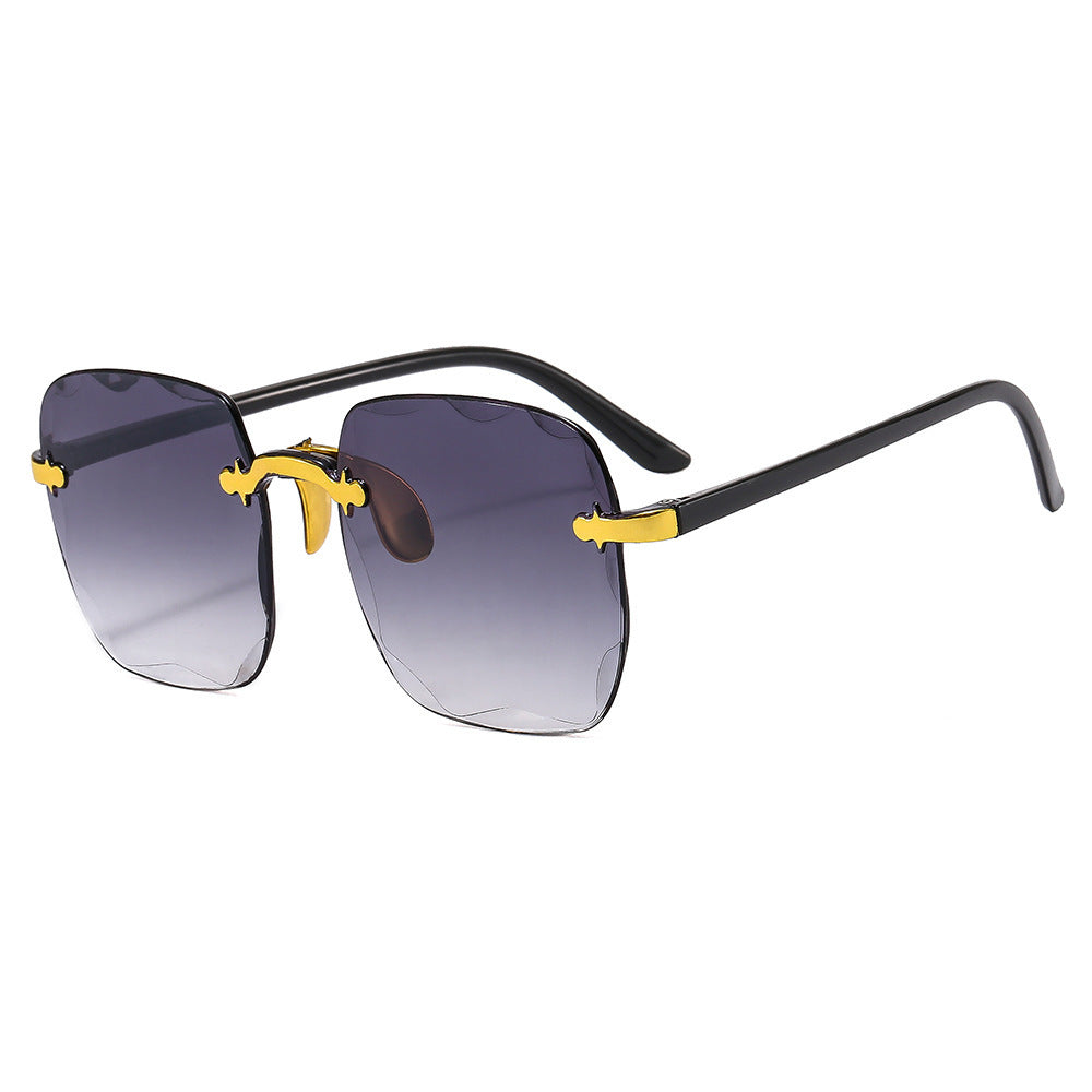 Frameless border UV sunglasses