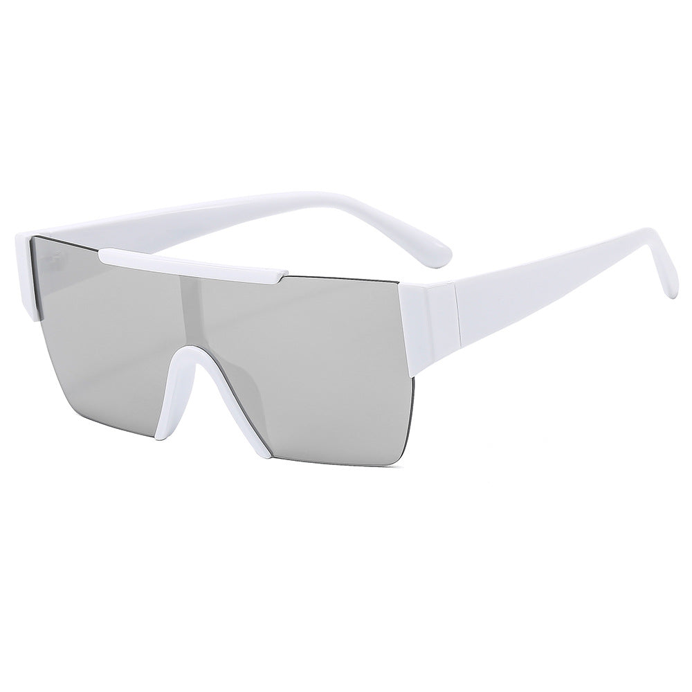 Integrated sunglasses for outdoor cycling, driving, personalized fashion, and trendy sunglasses