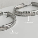Titanium Steel Gypsy Elastic Choker Gold and Silver Necklace