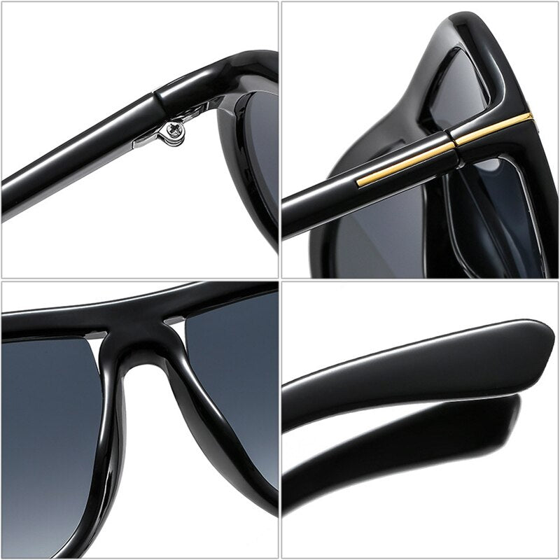 Retro Oversized Pilot Sunglasses