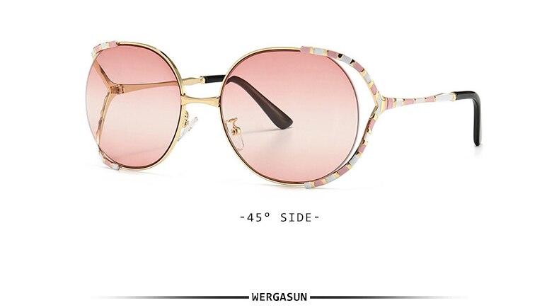 Fashionable And Modern Metal Sunglasses