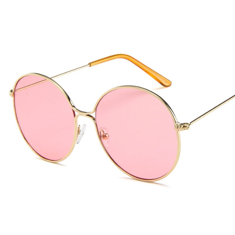 Round Large Frame Sunglasses