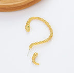 Personalized Snake Wrapped Earrings - Viexta