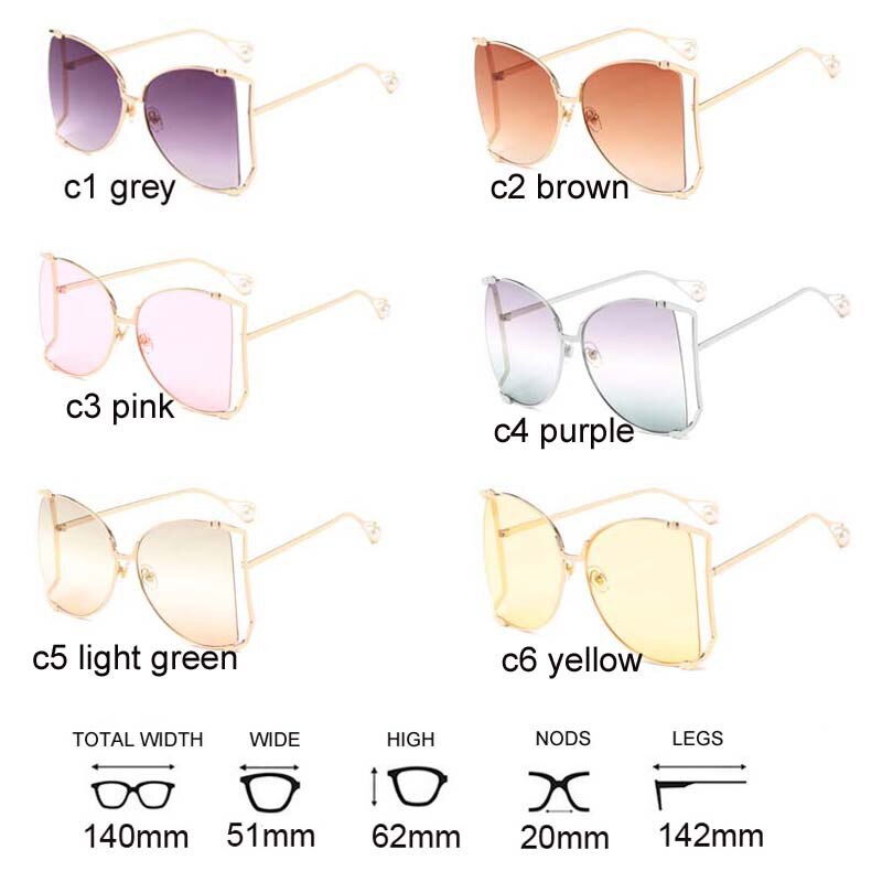 Oversized D Square Sunglasses